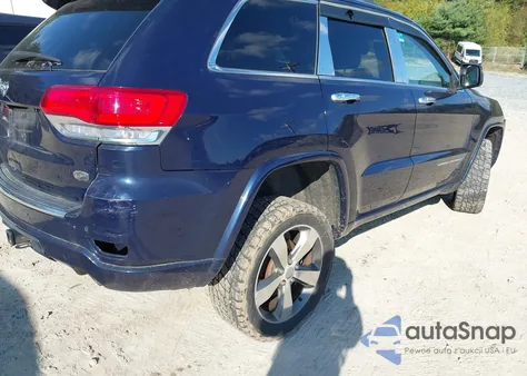 2015 Jeep Grand Cherokee Overland z USA, uszkodzony, nr VIN 1C4RJFCG9FC150292